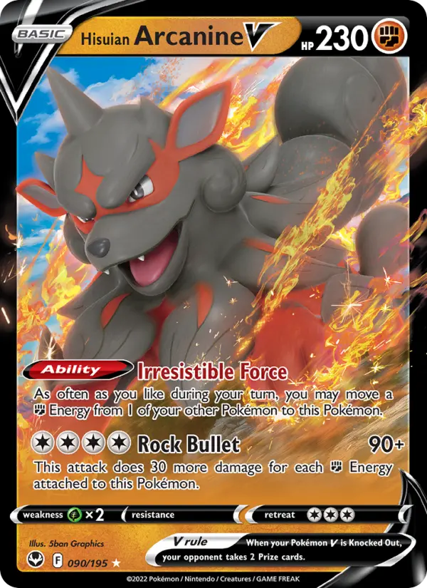 Hisuian Arcanine V - 090