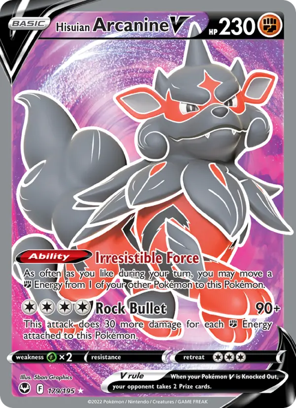 Hisuian Arcanine V - 179