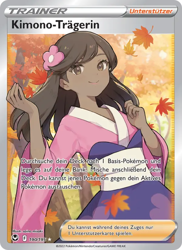Kimono-Trägerin - 190