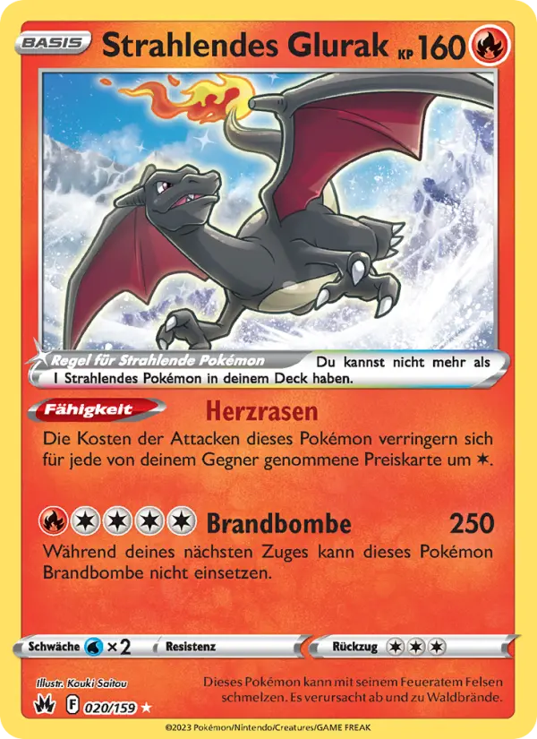 Strahlendes Glurak - 020
