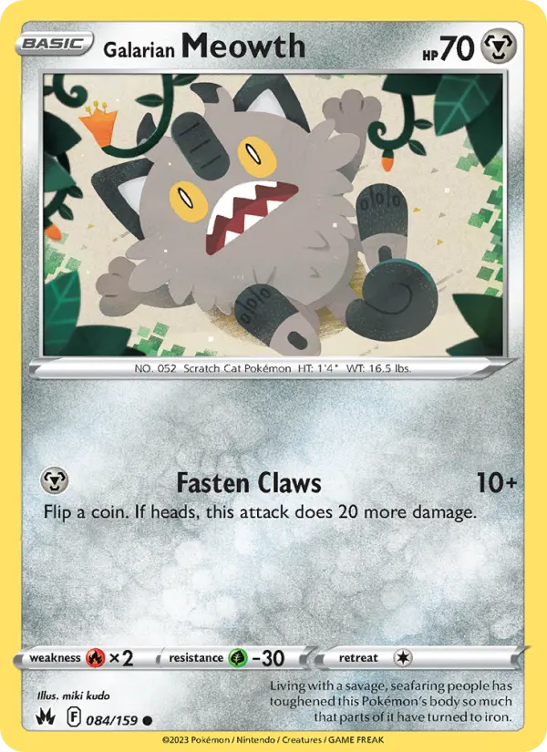 Galarian Meowth - 084