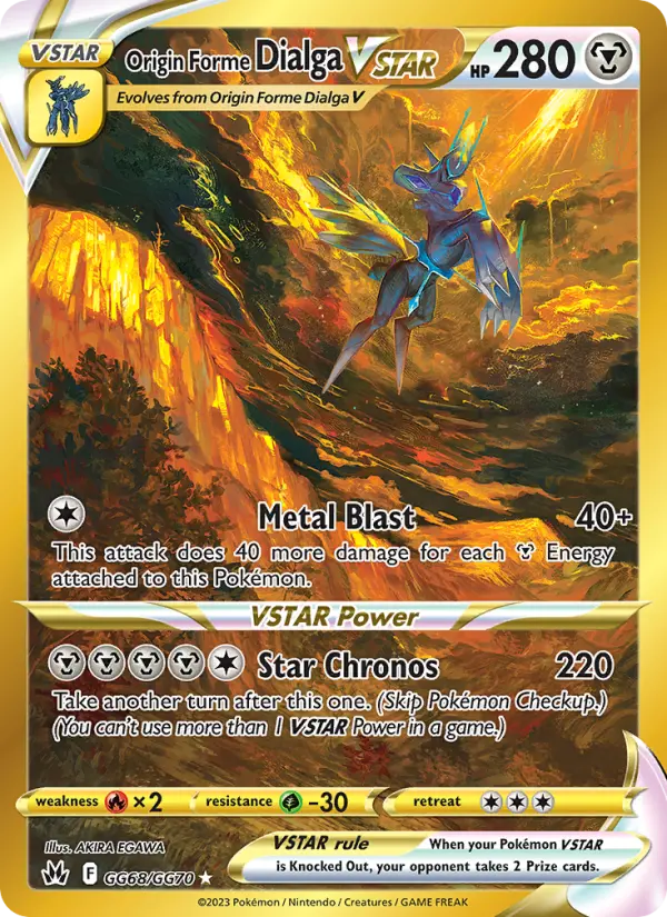 Origin Forme Dialga VSTAR - GG68