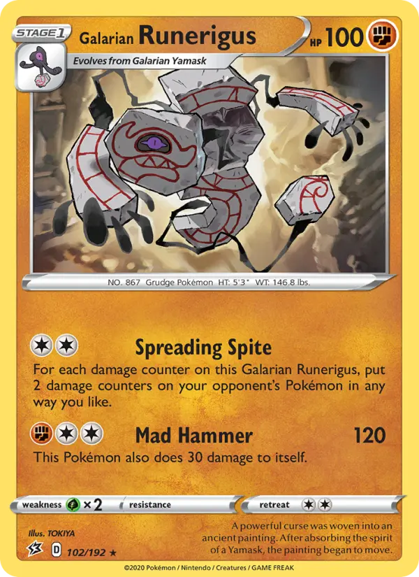 Galarian Runerigus - 102