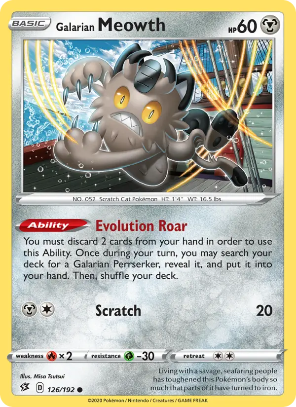 Galarian Meowth - 126