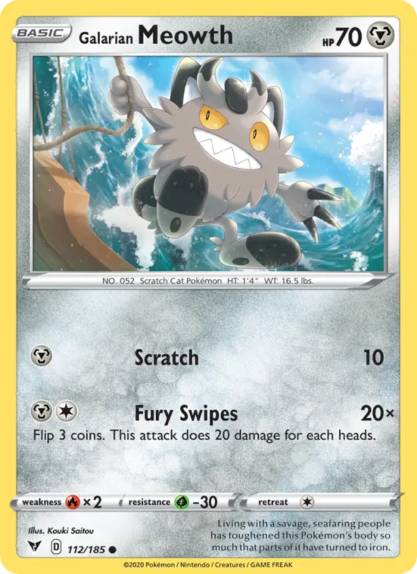 Galarian Meowth - 112
