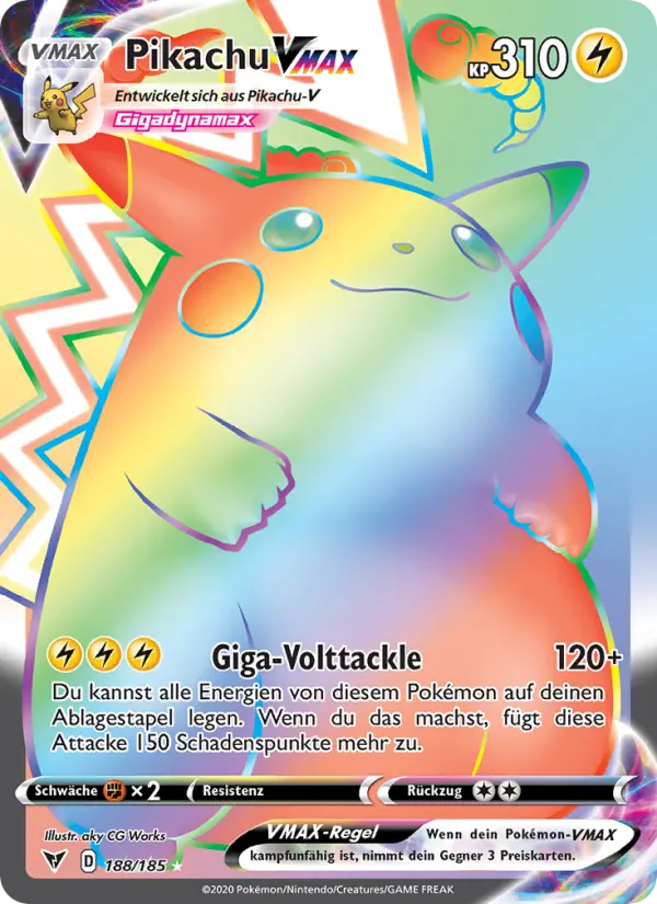 Pikachu VMAX - 188