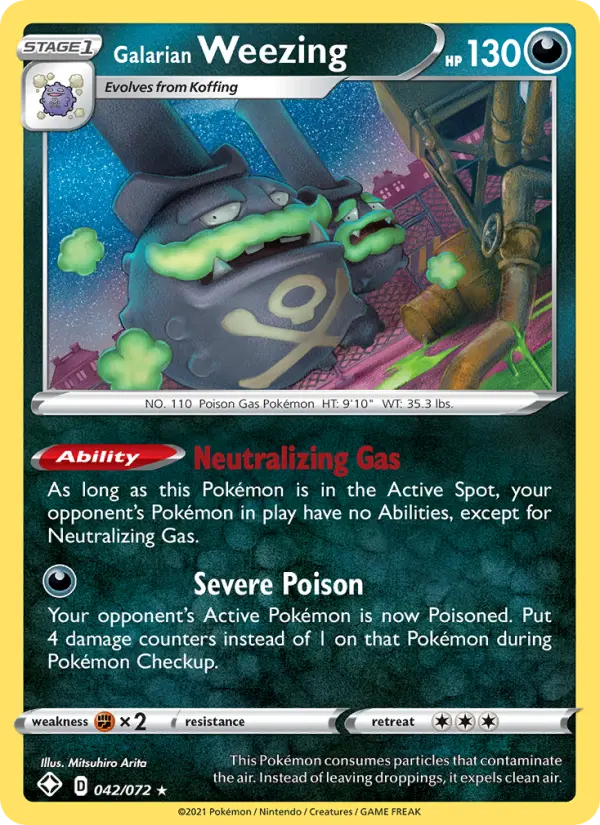 Galarian Weezing - 42