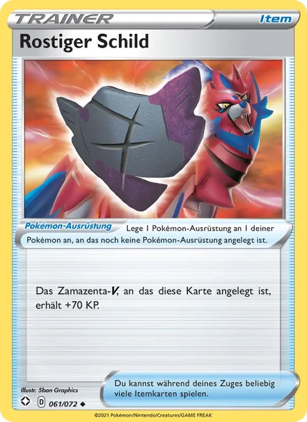 Rostiger Schild - 61
