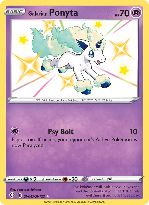 Galarian Ponyta - SV047