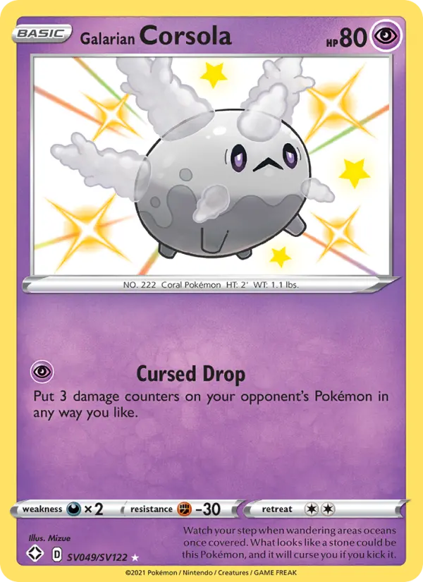 Galarian Corsola - SV049