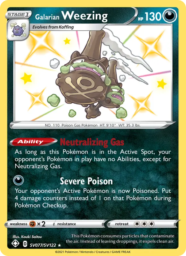 Galarian Weezing - SV077