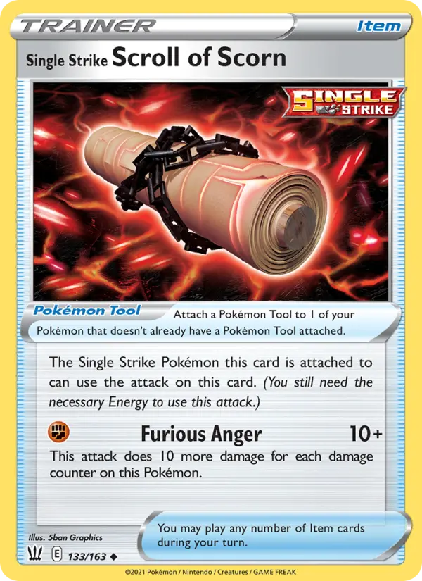 Single Strike Scroll of Scorn - 133