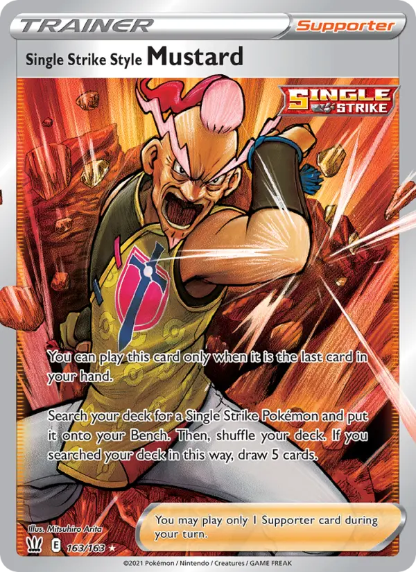 Single Strike Style Mustard - 163