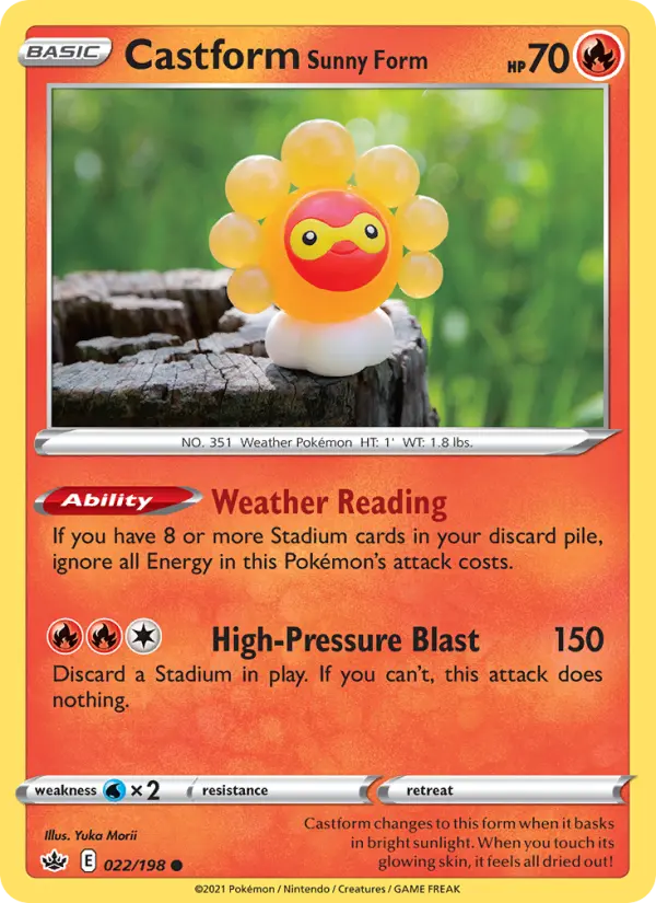 Castform Sunny Form - 22