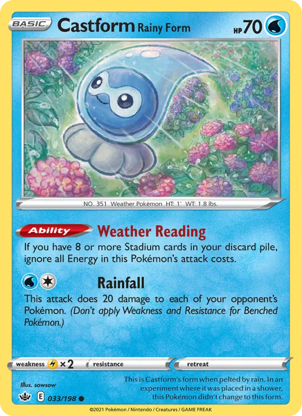 Castform Rainy Form - 33