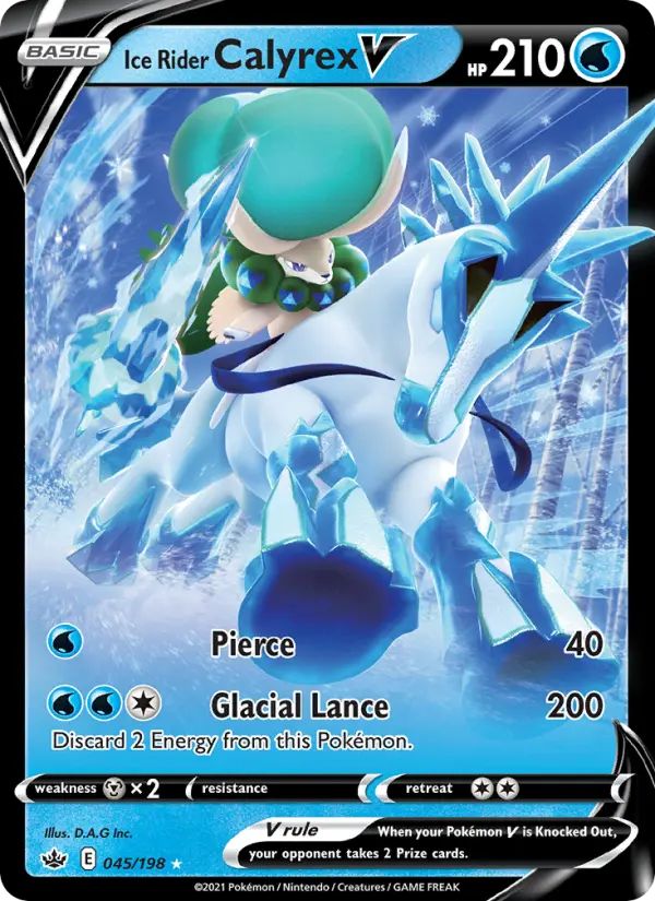 Ice Rider Calyrex V - 45