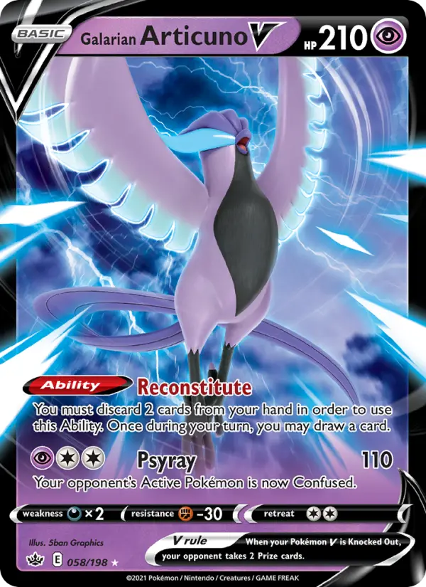 Galarian Articuno V - 58