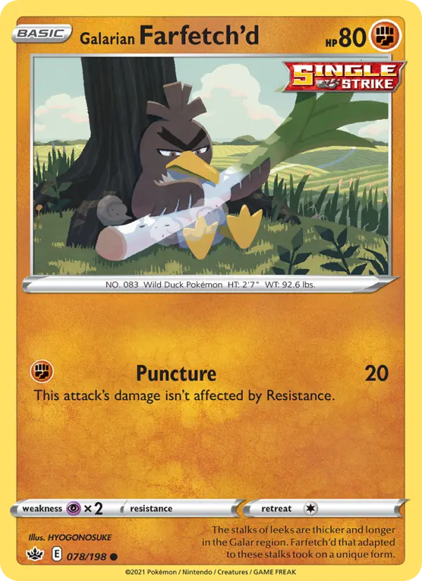 Galarian Farfetch'd - 78