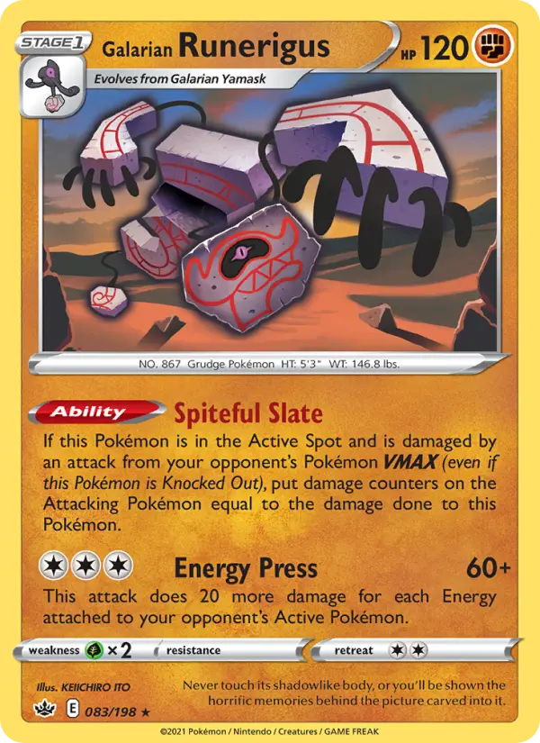 Galarian Runerigus - 83