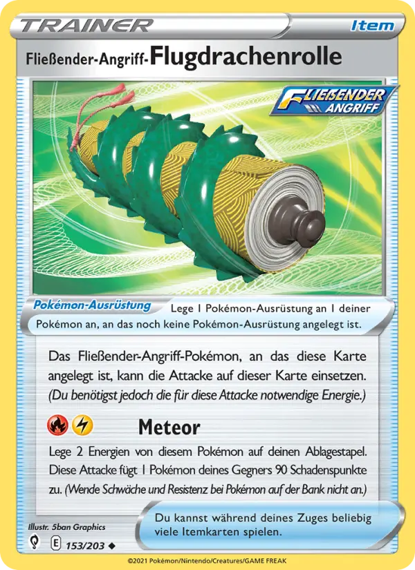 Fließender-Angriff-Flugdrachenrolle - 153