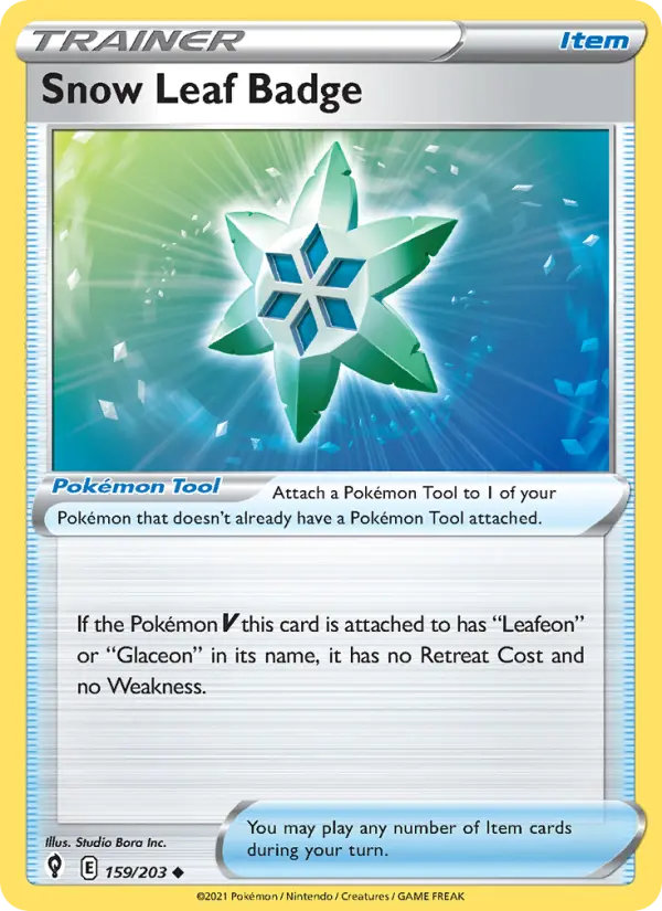 Snow Leaf Badge - 159