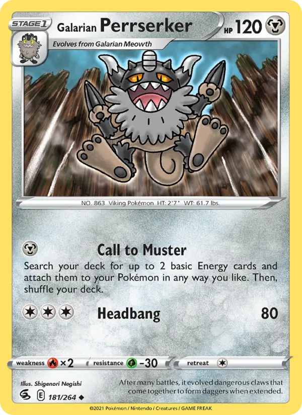 Galarian Perrserker - 181