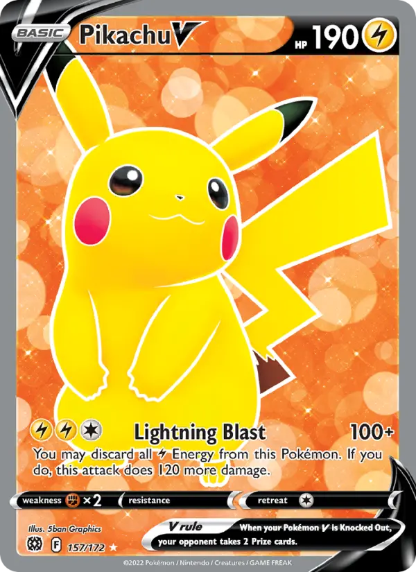 Pikachu V - 157