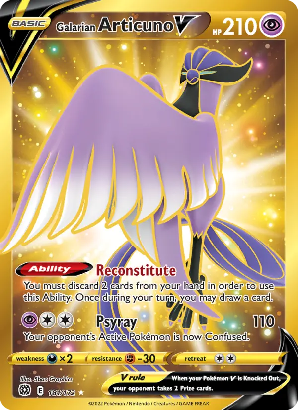 Galarian Articuno V - 181