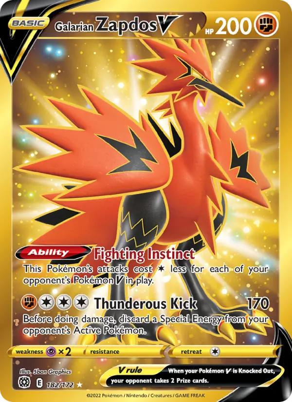 Galarian Zapdos V - 182