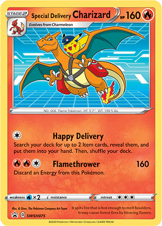 Special Delivery Charizard - SWSH075