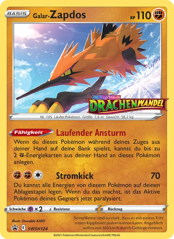Galar-Zapdos - SWSH124
