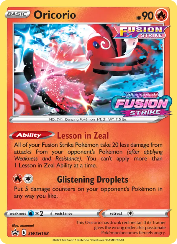 Oricorio - SWSH168