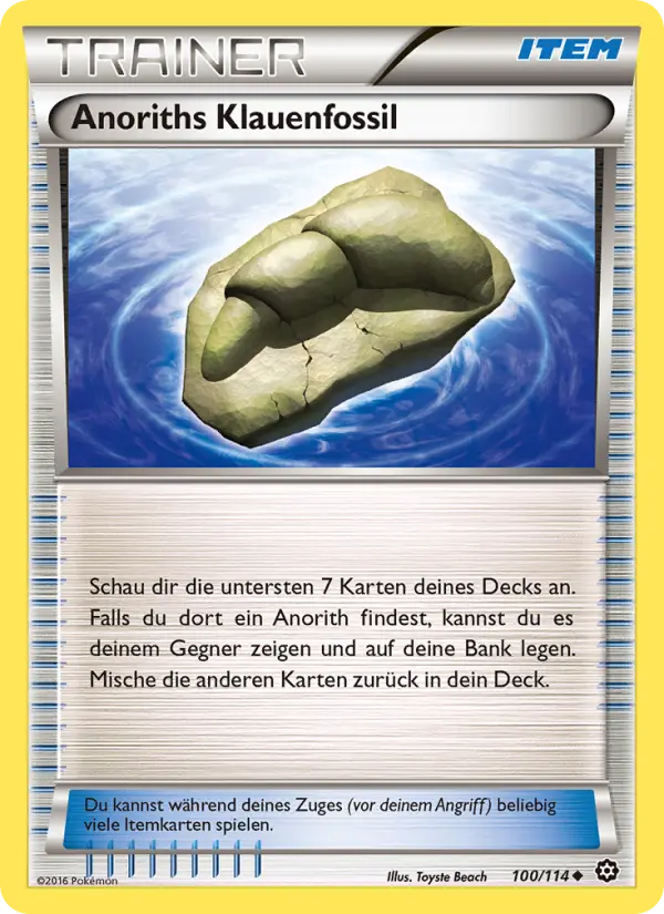 Anoriths Klauenfossil - 100