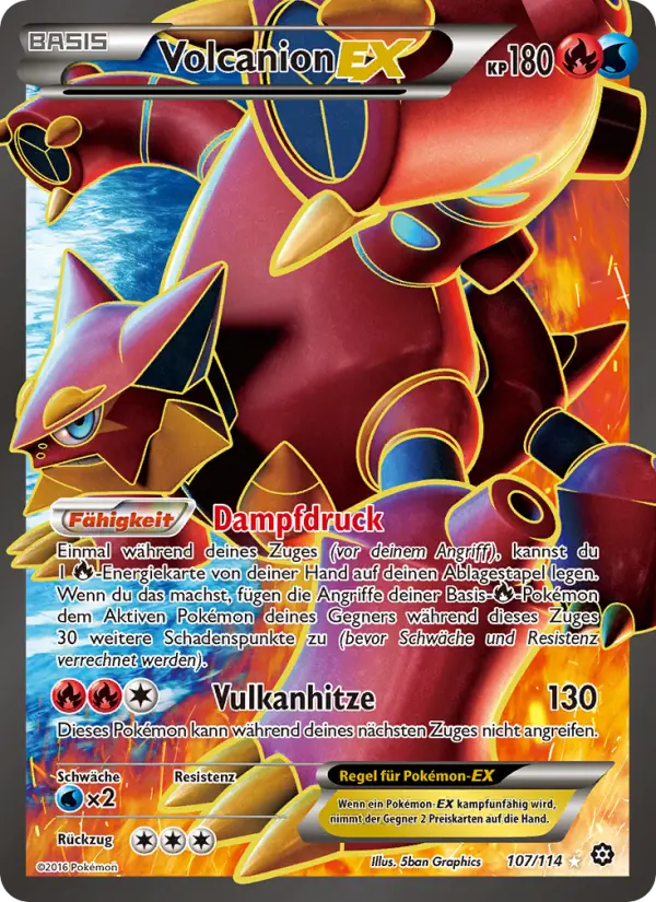 Volcanion EX - 107