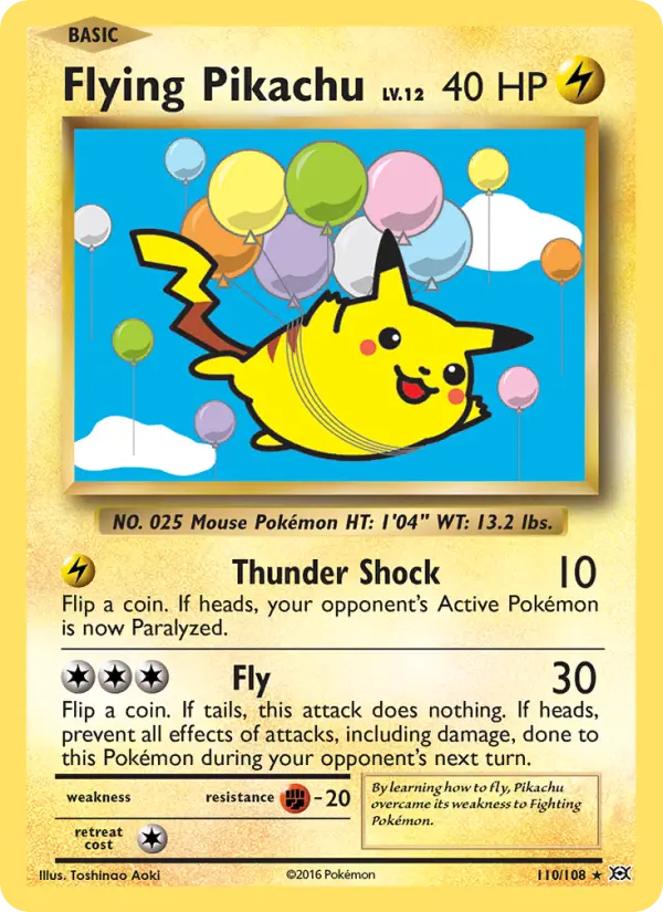 Flying Pikachu - 110