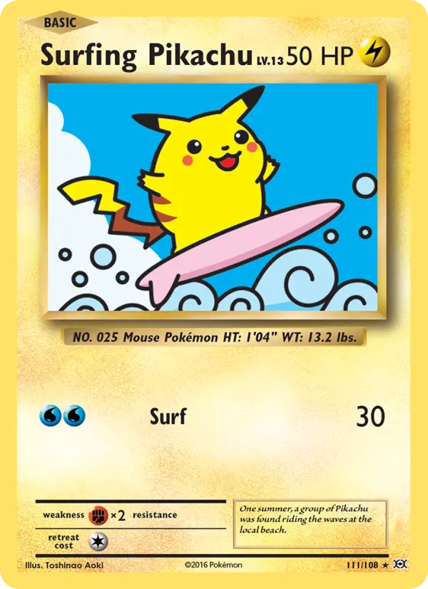 Surfing Pikachu - 111