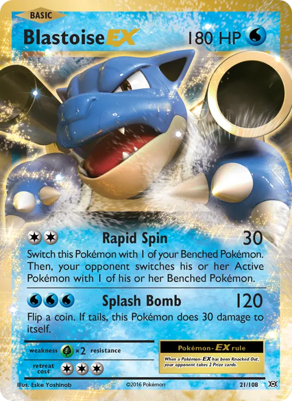 Blastoise EX - 21