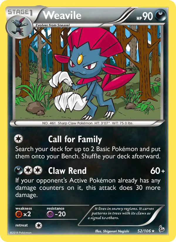 Weavile - 52