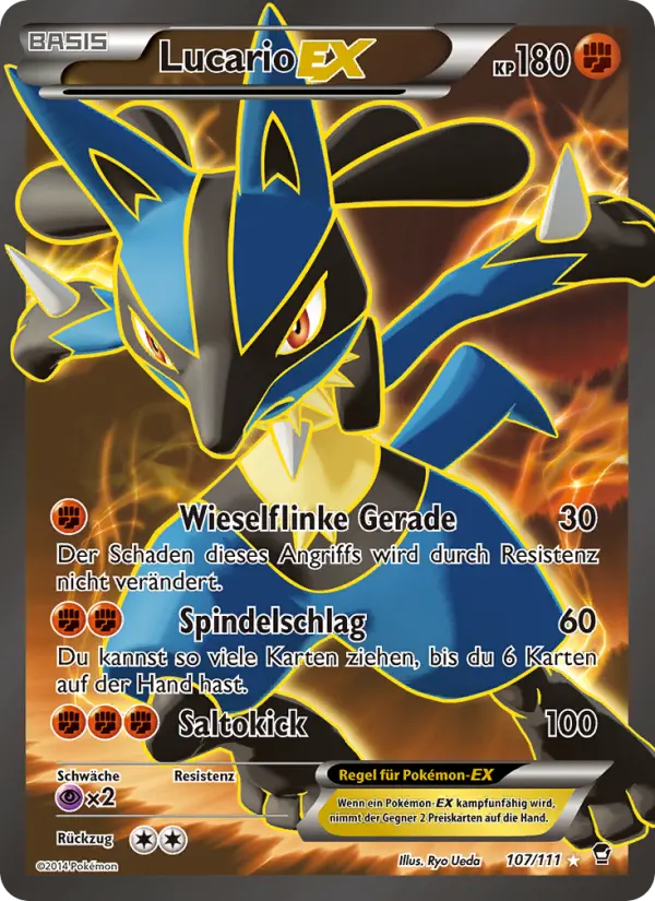 Lucario EX - 107