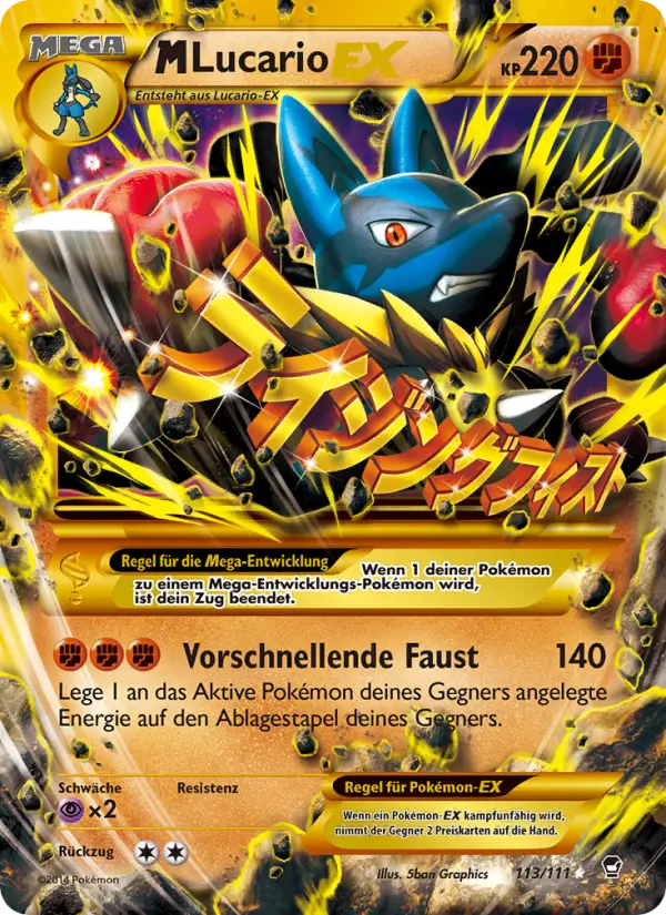 M Lucario EX - 113