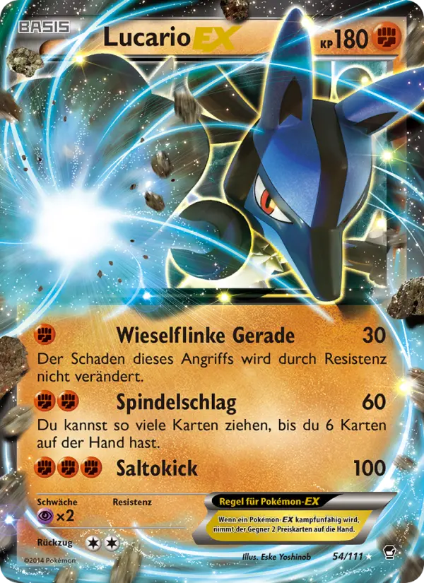 Lucario EX - 54
