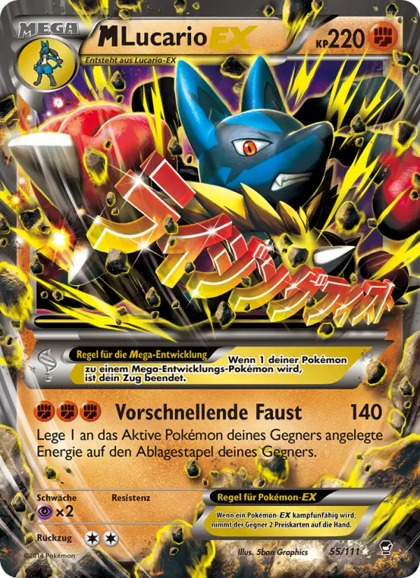 M Lucario EX - 55