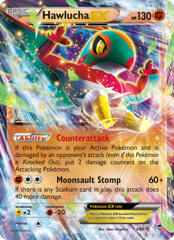 Hawlucha EX - 64