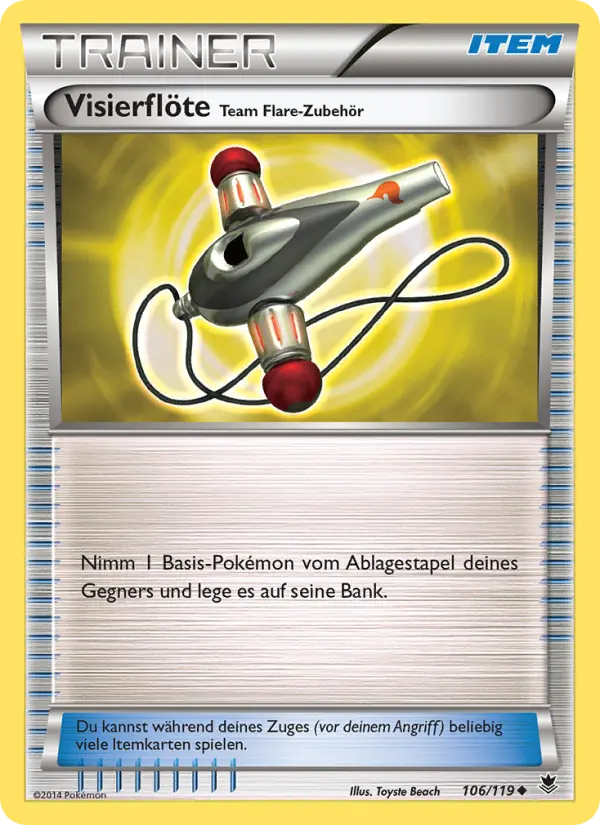 Visierflöte Team Flare-Zubehör - 106
