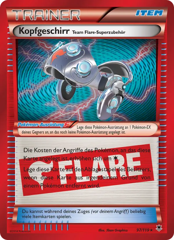 Kopfgeschirr Team Flare-Superzubehör - 97