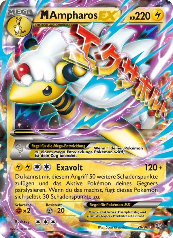 M-Ampharos EX - 28