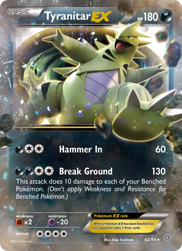 Tyranitar EX - 42