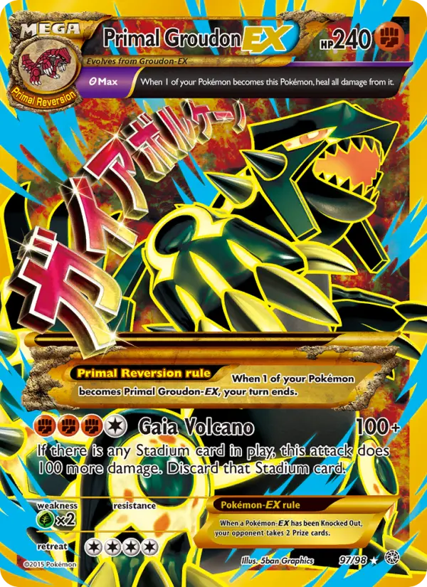 Primal Groudon EX - 97