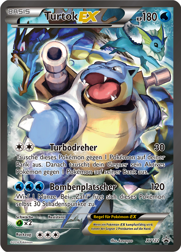 Blastoise EX - XY122
