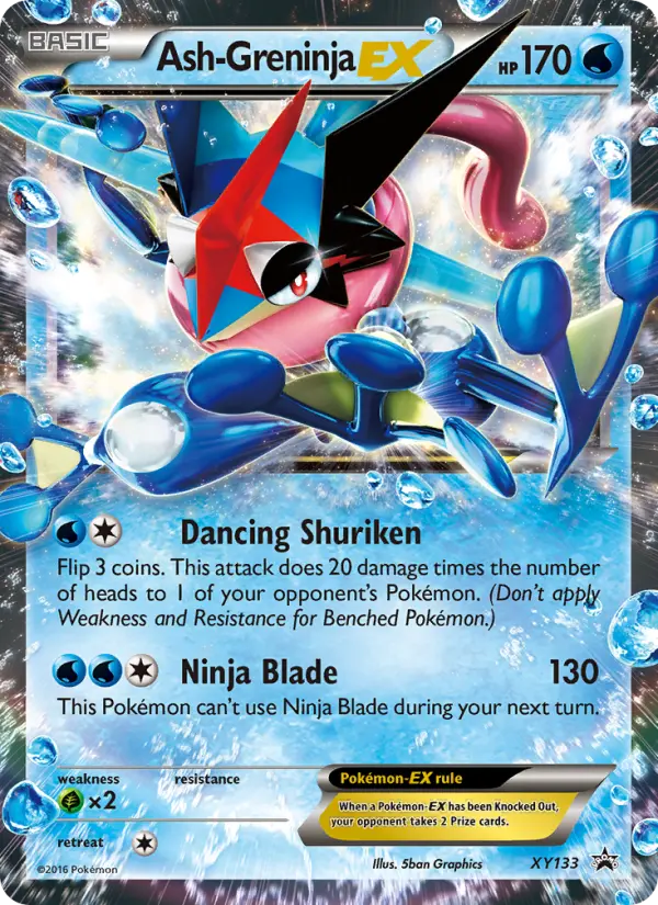Ash Greninja EX - XY133